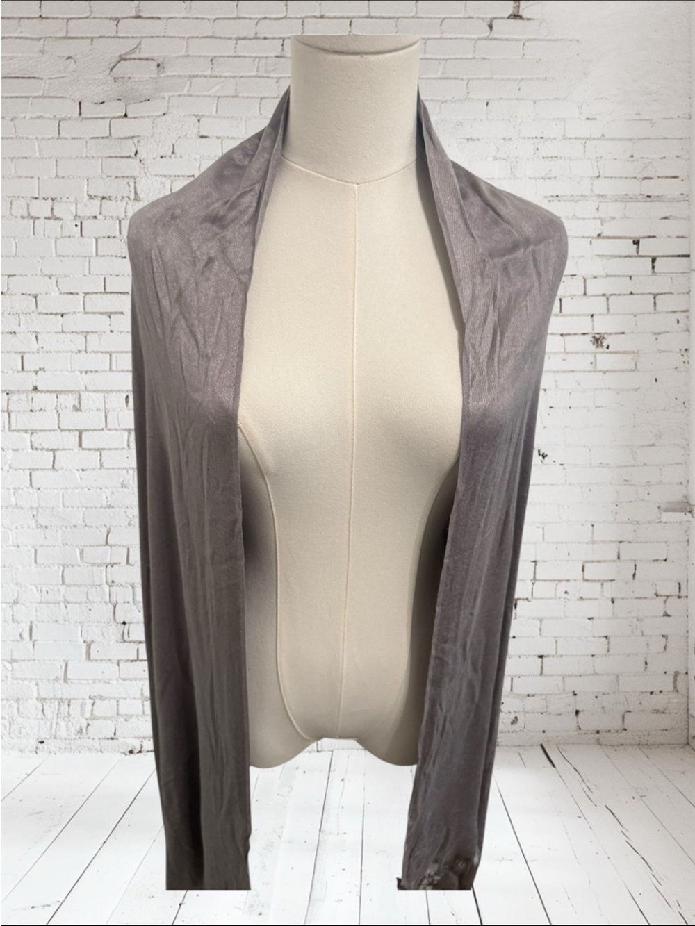 INC Gray Scarf Pashmina NWT | 20x80 Luxe Soft Layer Versatile Wrap Shawl